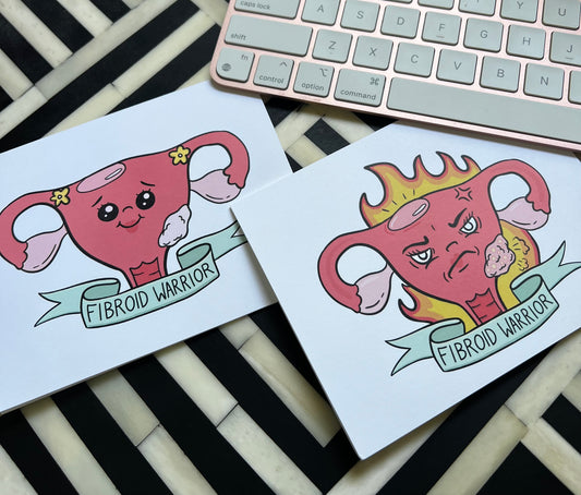 Fibroid Warrior Cards - Set of 2
